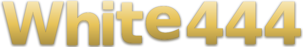 White 444 logo